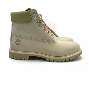 New Mens Premium Light Beige Nubuck Timberland B